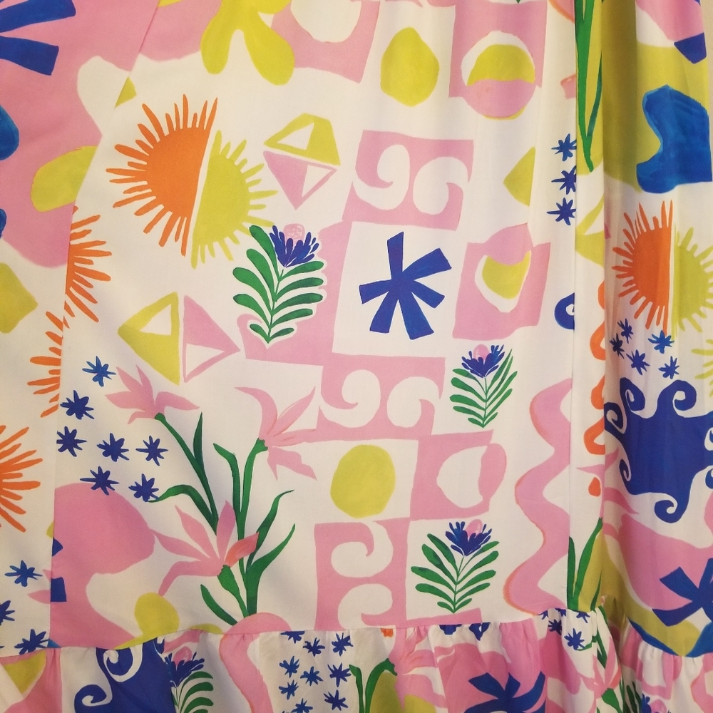 Abstract Spring Dress - Picture 3 of 10